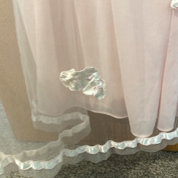 Vintage Pink Blush Womens Nighty nightgown - Picture 3 of 11